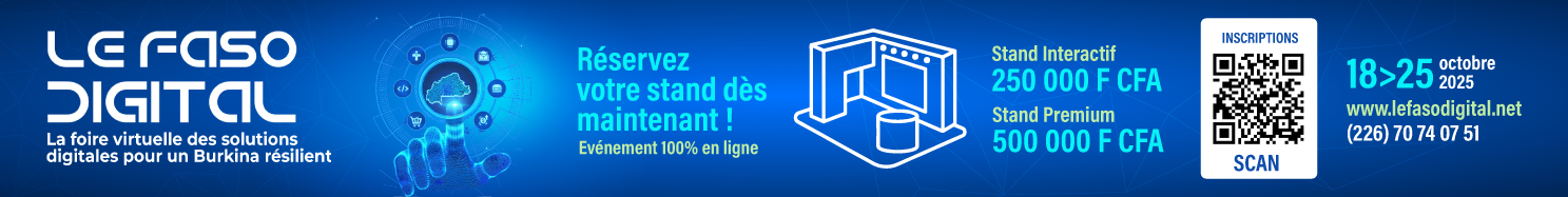 Réservez votre stand dès maintenant