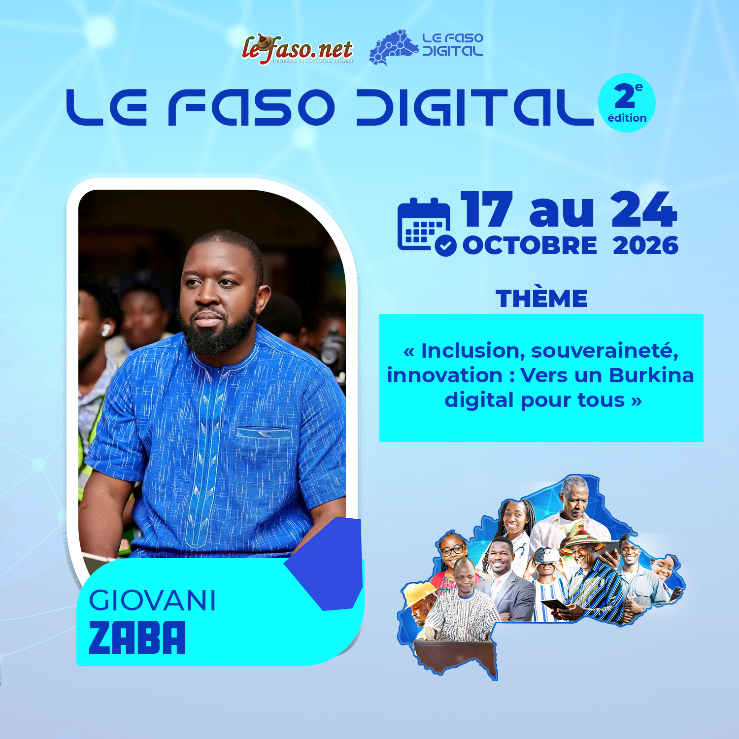 Les 100 Visages du Burkina Digital : Giovani Zaba, de la finance internationale à l'ambition d'un média technologique burkinabè