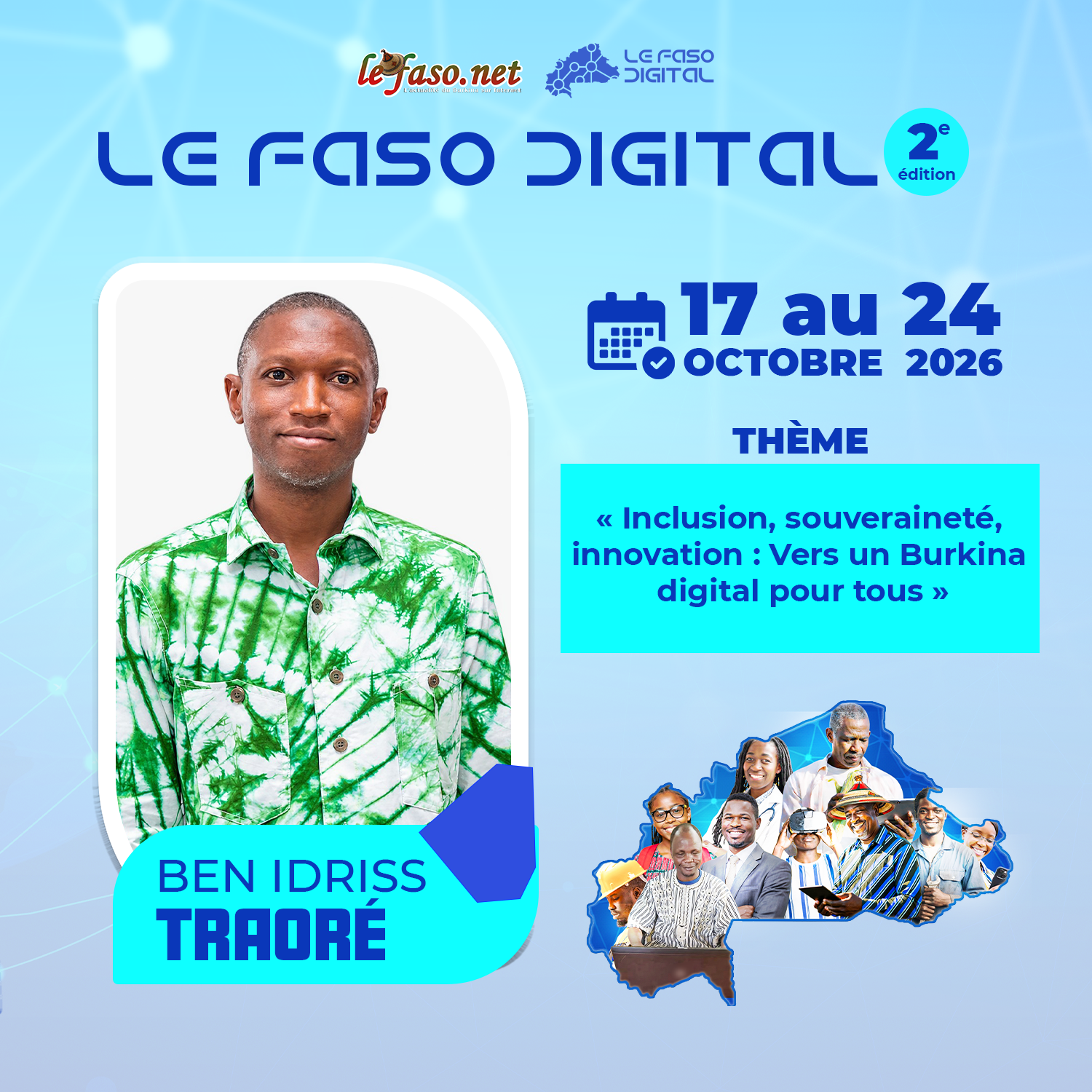 Les 100 Visages du Burkina Digital : Ben Idriss Coulibaly, de la voix des clients à la vitrine numérique des télécoms