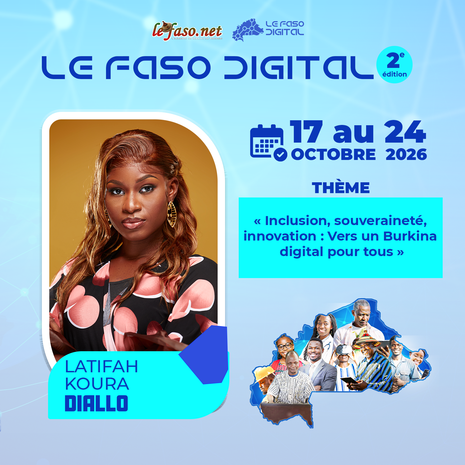 Les 100 Visages du Burkina Digital : Latifah Koura Diallo, une nouvelle génération d'ingénieures au cœur des réseaux