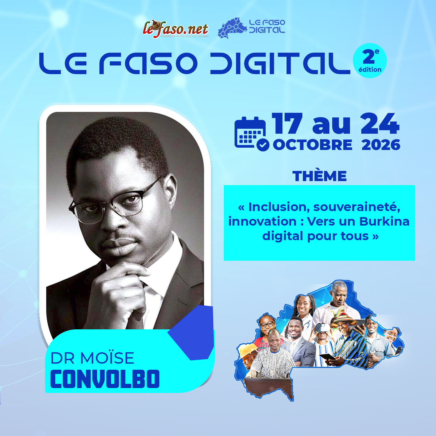 Les 100 Visages du Burkina Digital : Dr Moïse Convolbo, du cloud à l’IA, un Burkinabè aux frontières de l’innovation mondiale