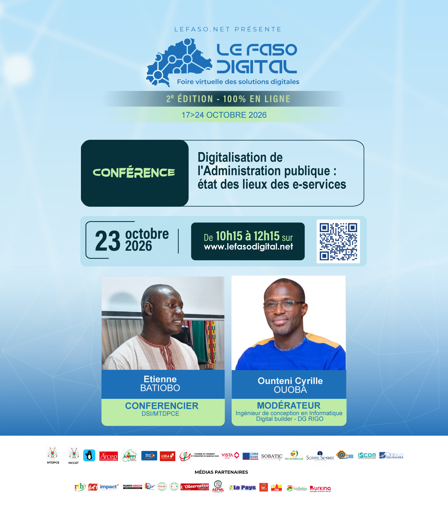 Conférence : Digitalisation de l'Administration publique : état des lieux des e-services