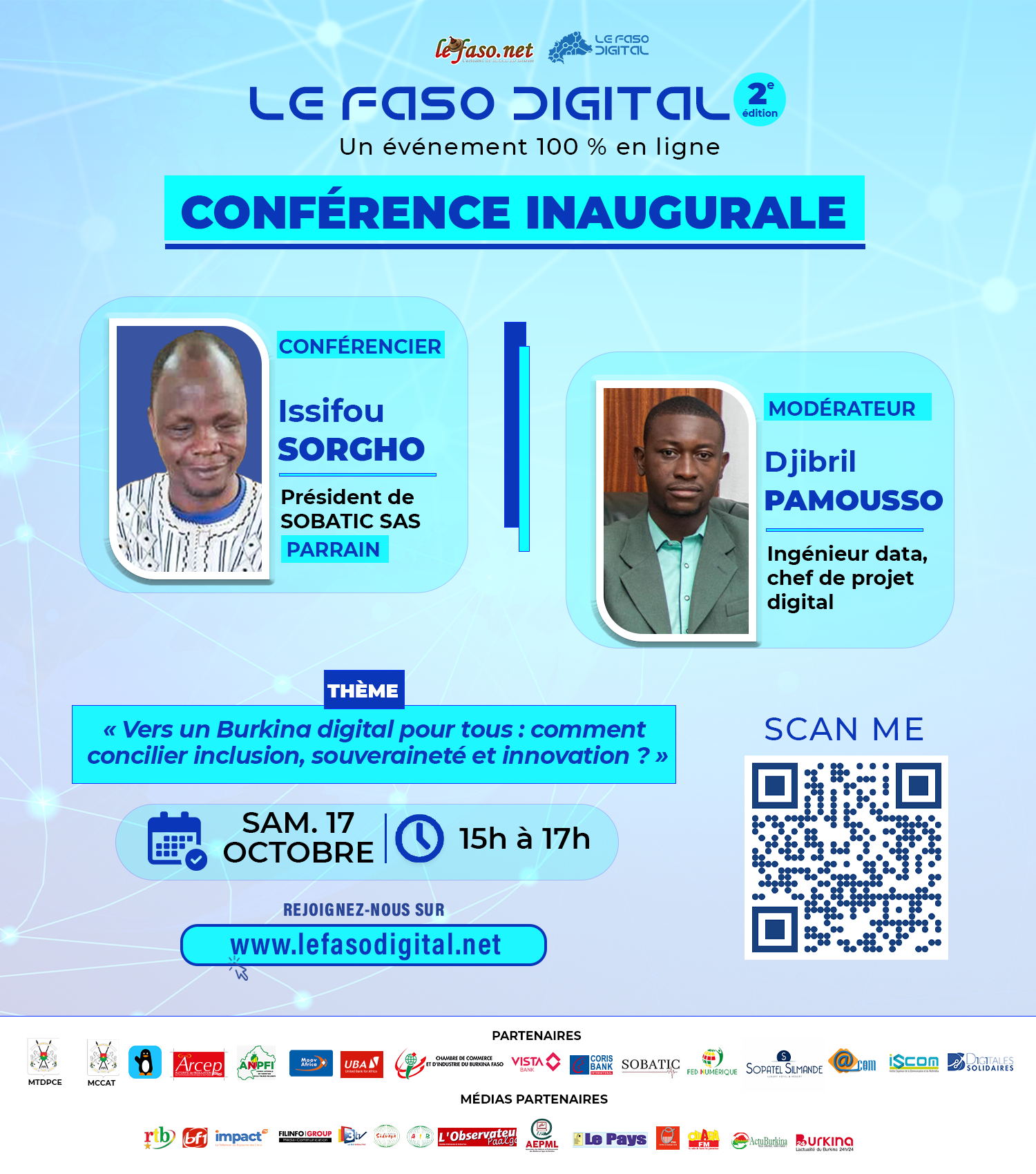 Conférence inaugurale : « Vers un Burkina digital pour tous : comment concilier inclusion, souveraineté et innovation ? »