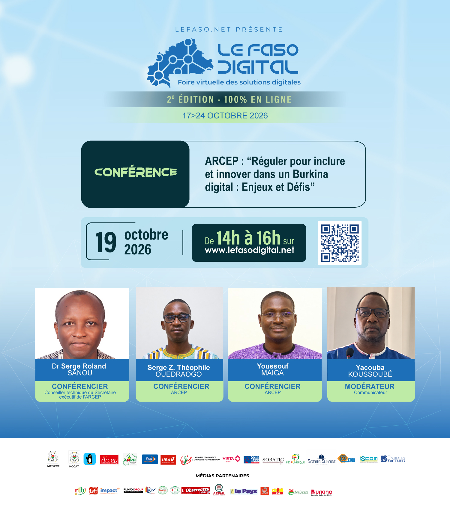 Conférence ARCEP : « Réguler pour inclure et innover dans un Burkina digital : Enjeux et Défis »