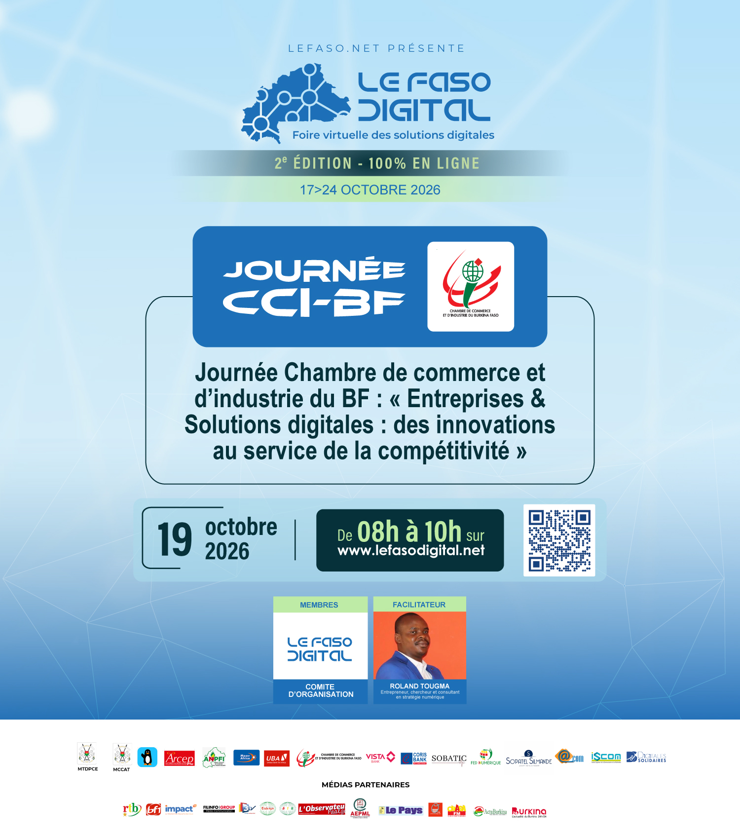 Journée Chambre de commerce et d'industrie du BF : « Entreprises & Solutions digitales : des innovations au service de la compétitivité »